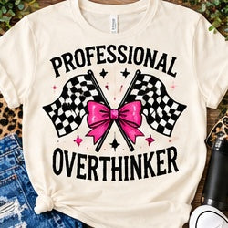 Professional Overthinker Shirt shirt mockup