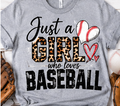 Baseball Girl baseball graphic shirt mockup