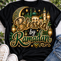Blessed by Ramadan shirt mockup