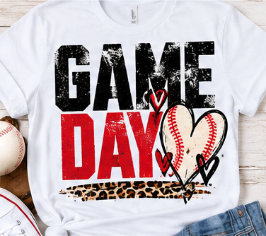 Game Day baseball graphic shirt mockup