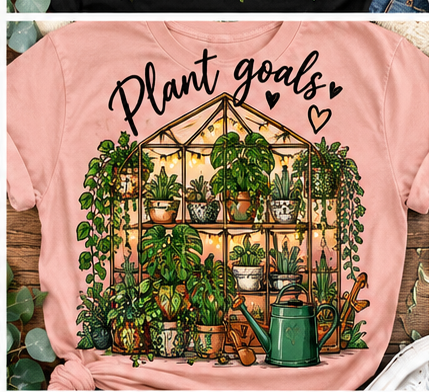 Plant Goals Greenhouse Graphic Tee
