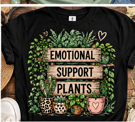 Emotional Support Plants Graphic Tee